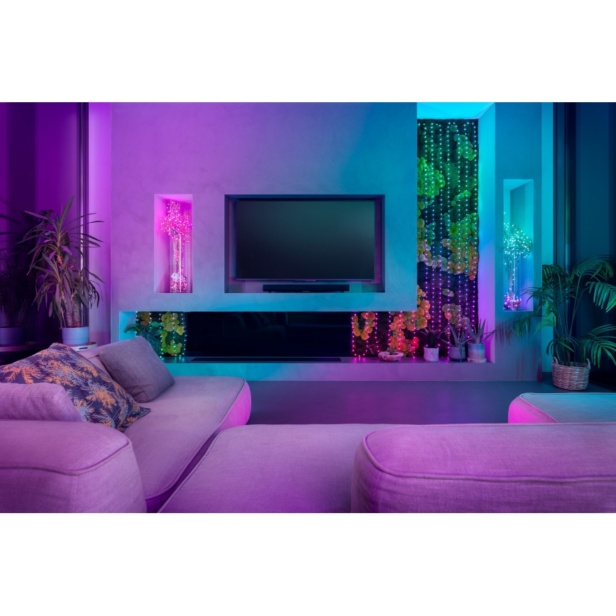 Twinkly - Guirlande de Noël LED RGB à intensité variable CANDIES 200xLED 14 m USB Wi-Fi