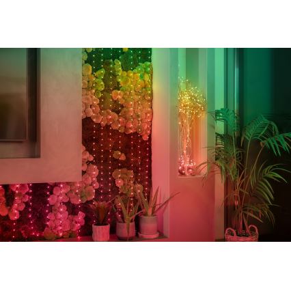 Twinkly - Guirlande de Noël LED RGB à intensité variable CANDIES 200xLED 14 m USB Wi-Fi