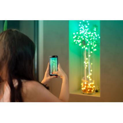 Twinkly - Guirlande CANDIES 200 LED RGB dimmable 14 m USB Wi‑Fi