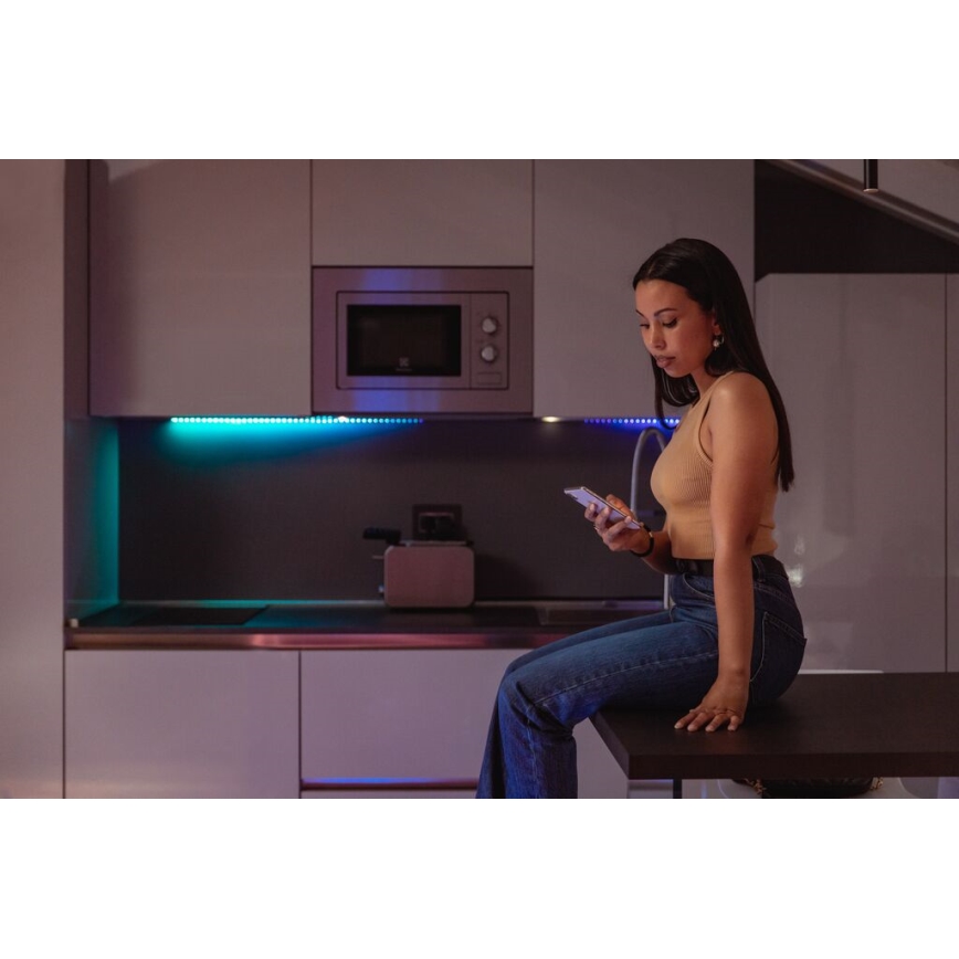 Twinkly - LED RGB Dimbare strip LINE 100xLED 1,5 m Wi-Fi