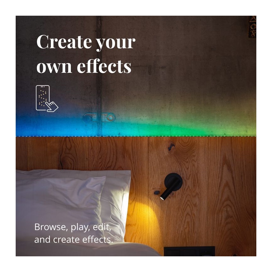 Twinkly - LED RGB Dimbare strip LINE 100xLED 1,5 m Wi-Fi