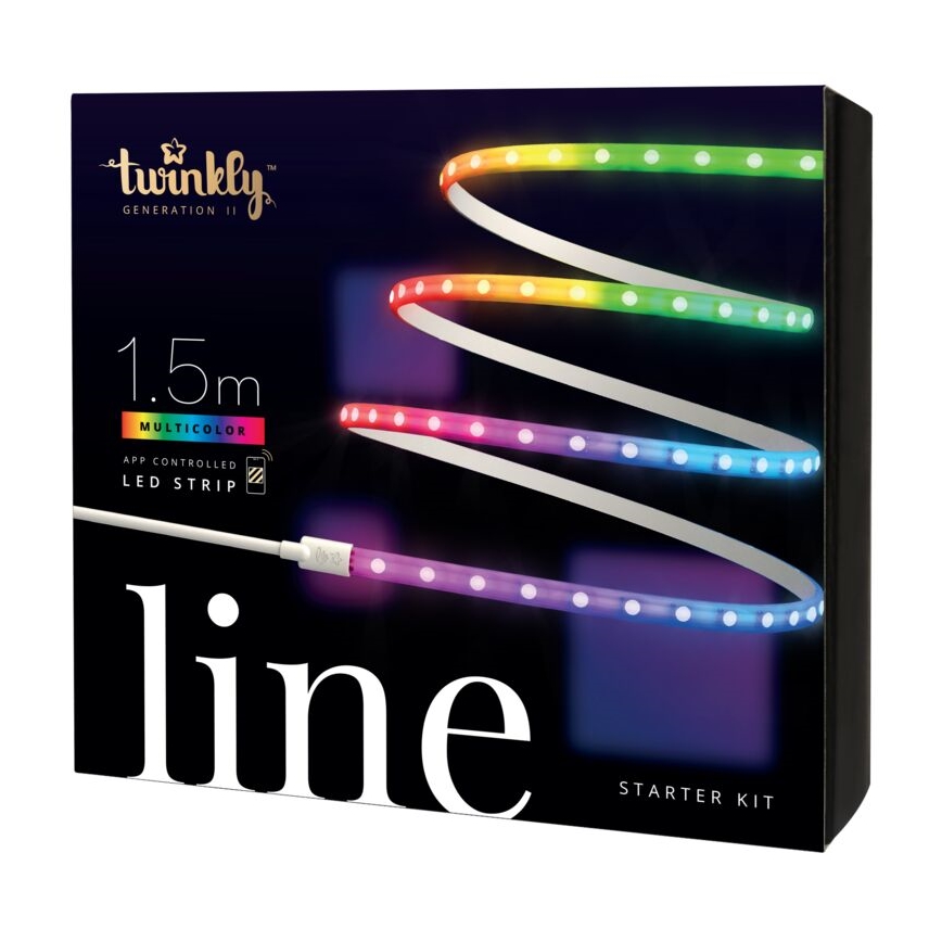 Twinkly - LED RGB Dimbare strip LINE 100xLED 1,5 m Wi-Fi