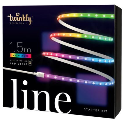 Twinkly - Ruban LED RGB à intensité variable LINE 100xLED 1,5 m Wi-Fi