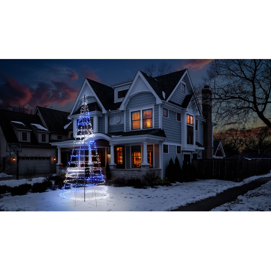 Twinkly - Arbre de Noël extérieur LED RGBW dimmable LIGHT TREE 1000xLED 6 m IP44 Wi-Fi
