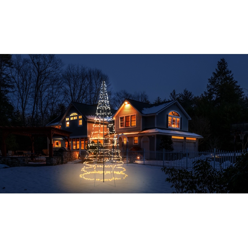 Twinkly - Arbre de Noël extérieur LED RGBW dimmable LIGHT TREE 1000xLED 6 m IP44 Wi-Fi
