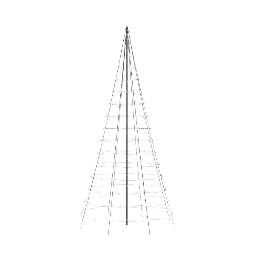 Twinkly - Arbre de Noël extérieur LED RGBW dimmable LIGHT TREE 1000xLED 6 m IP44 Wi-Fi