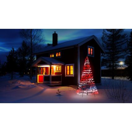 Twinkly - LED RGBW Dimbaar buitenshuis Kerstboom LIGHT TREE 450xLED 3m IP44 Wi-Fi