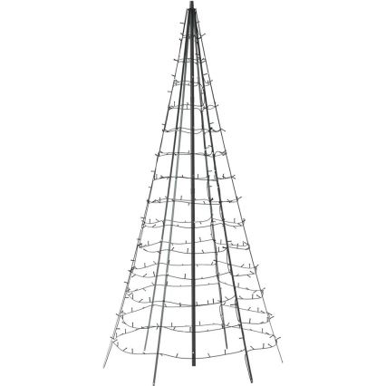 Twinkly - Sapin de Noël LED RGBW extérieur à intensité variable LIGHT TREE 450xLED 3m IP44 Wi-Fi