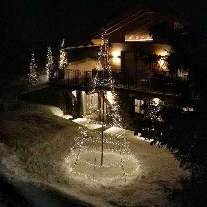 Twinkly - LED RGBW dimbare buitenkerstboom LIGHT TREE 750xLED 4m IP44 Wi-Fi