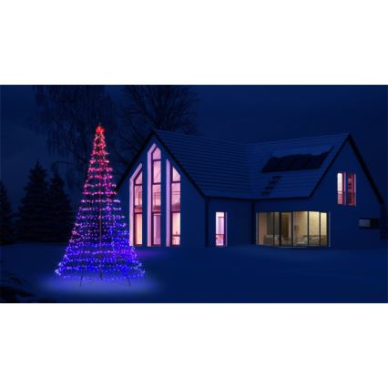 Twinkly - Sapin de Noël LED RGBW à intensité variable extérieur LIGHT TREE 750xLED 4m IP44 Wi-Fi