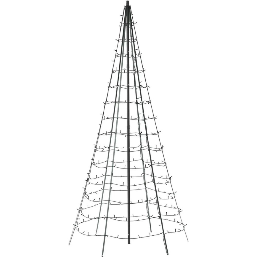 Twinkly - Sapin de Noël LED RGBW à intensité variable extérieur LIGHT TREE 750xLED 4m IP44 Wi-Fi