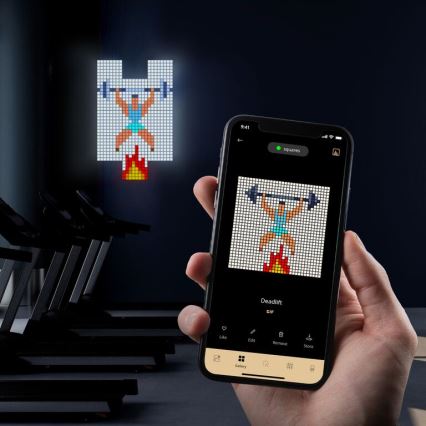 Twinkly - LED RGB Dimbaar lichtpaneel SQUARES 64xLED 16x16 cm Wi-Fi