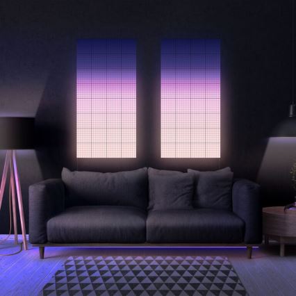 Twinkly - LED RGB Dimbaar lichtpaneel SQUARES 64xLED 16x16 cm Wi-Fi