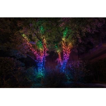 Twinkly - LED RGB À intensité variable extérieur guirlande de Noël STRINGS 100xLED 11,5m IP44 Wi-Fi