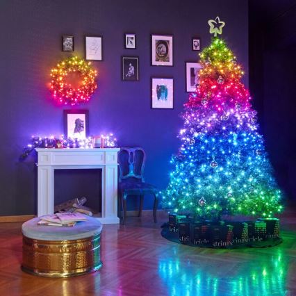 Twinkly - Guirlande lumineuse de Noël d'extérieur LED RGBW dimmable STRINGS 250xLED 23,5m IP44 Wi-Fi