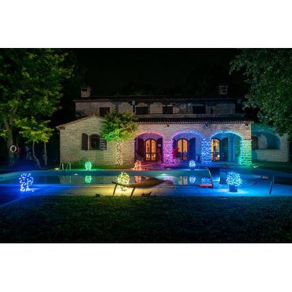 Twinkly -  Guirlande de Noël LED RGBW à intensité variable extérieur STRINGS 250xLED 23,5m IP44 Wi-Fi