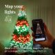 Twinkly - LED RGBW Dimbaar buitenshuis Kerst lichtsnoer STRINGS 250xLED 23,5m IP44 Wi-Fi