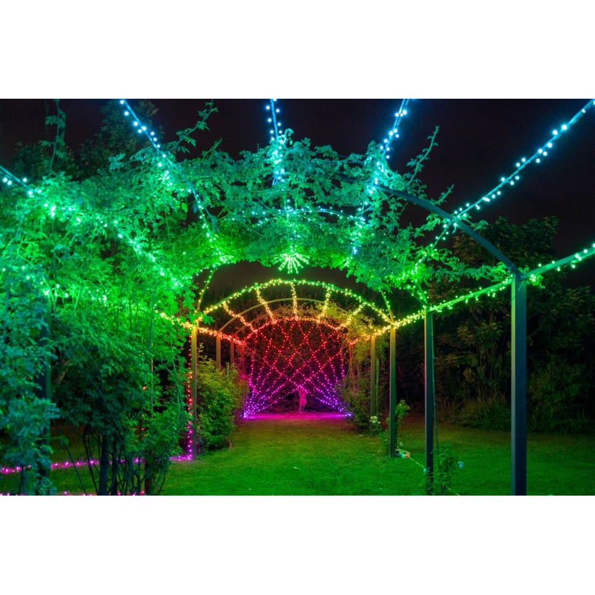 Twinkly - LED RGB À intensité variable extérieur guirlande de Noël STRINGS 250xLED 23,5m IP44 Wi-Fi