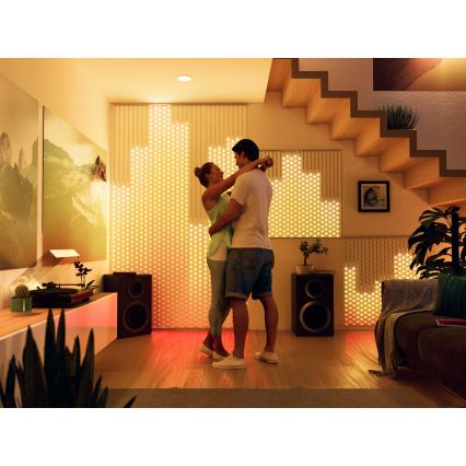Twinkly - LED RGB dimbare kerstverlichting gordijn MATRIX 480xLED 1x1 m Wi-Fi