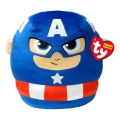 TY - Jouet en peluche Squishy CAPTAIN AMERICA 22 cm