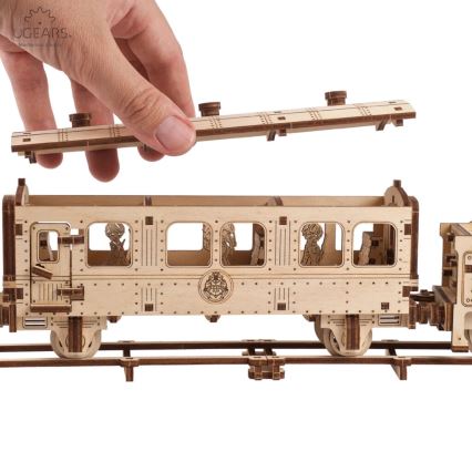 Ugears - 3D houten mechanische puzzel Harry Potter Hogwarts expres