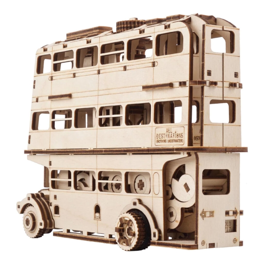 Ugears - 3D houten mechanische puzzel Harry Potter nacht bus