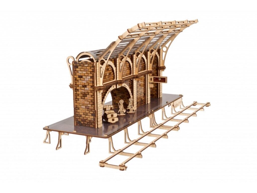 Ugears - 3D houten mechanische puzzel Harry Potter treinstation