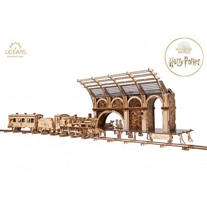 Ugears - 3D houten mechanische puzzel Harry Potter treinstation
