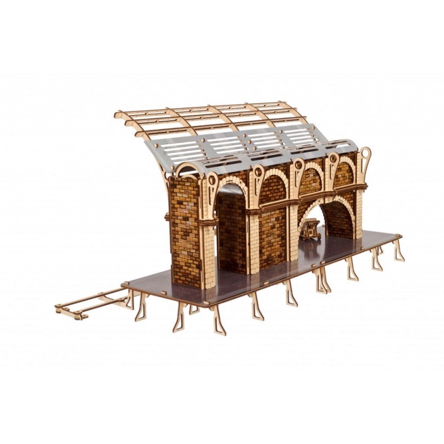 Ugears - 3D houten mechanische puzzel Harry Potter treinstation