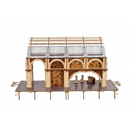 Ugears - 3D houten mechanische puzzel Harry Potter treinstation