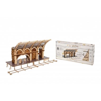 Ugears - 3D houten mechanische puzzel Harry Potter treinstation