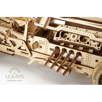 Ugears - 3D houten mechanische puzzel U9 Auto Grand Prix