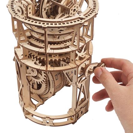 Ugears - 3D houten mechanische puzzel Uurwerk met tourbillon