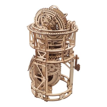 Ugears - 3D houten mechanische puzzel Uurwerk met tourbillon