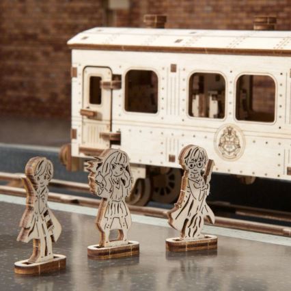 Ugears - Puzzle 3D mécanique en bois Harry Potter Poudlard express