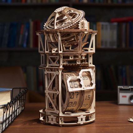 Ugears - Puzzle 3D mécanique en bois Horlogerie avec tourbillon