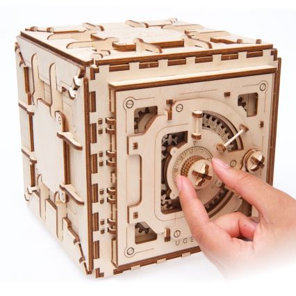 Ugears - Puzzle 3D mécanique en bois Safe