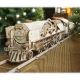 Ugears - Puzzle 3D mécanique en bois V-Express locomotive à vapeur avec tender