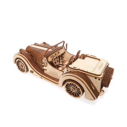 Ugears - Puzzle 3D mécanique en bois Voiture roadster