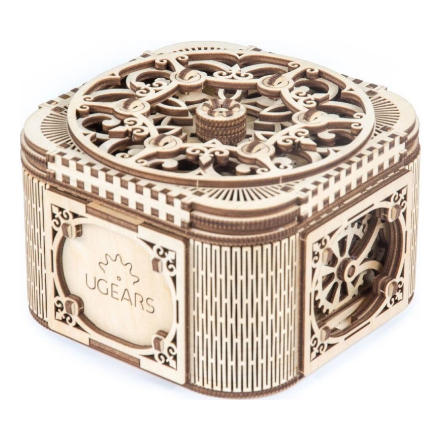 Ugears - Puzzle mécanique 3D en bois Boîte à bijoux