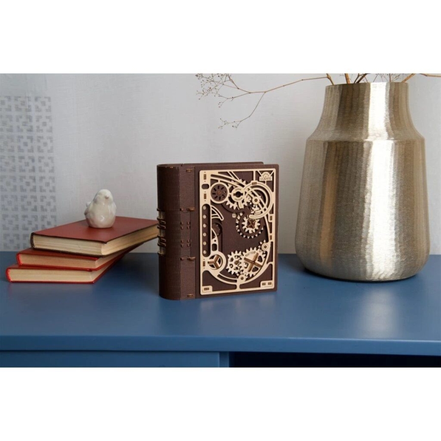 Ugears - puzzle mécanique 3D en bois Livre des secrets