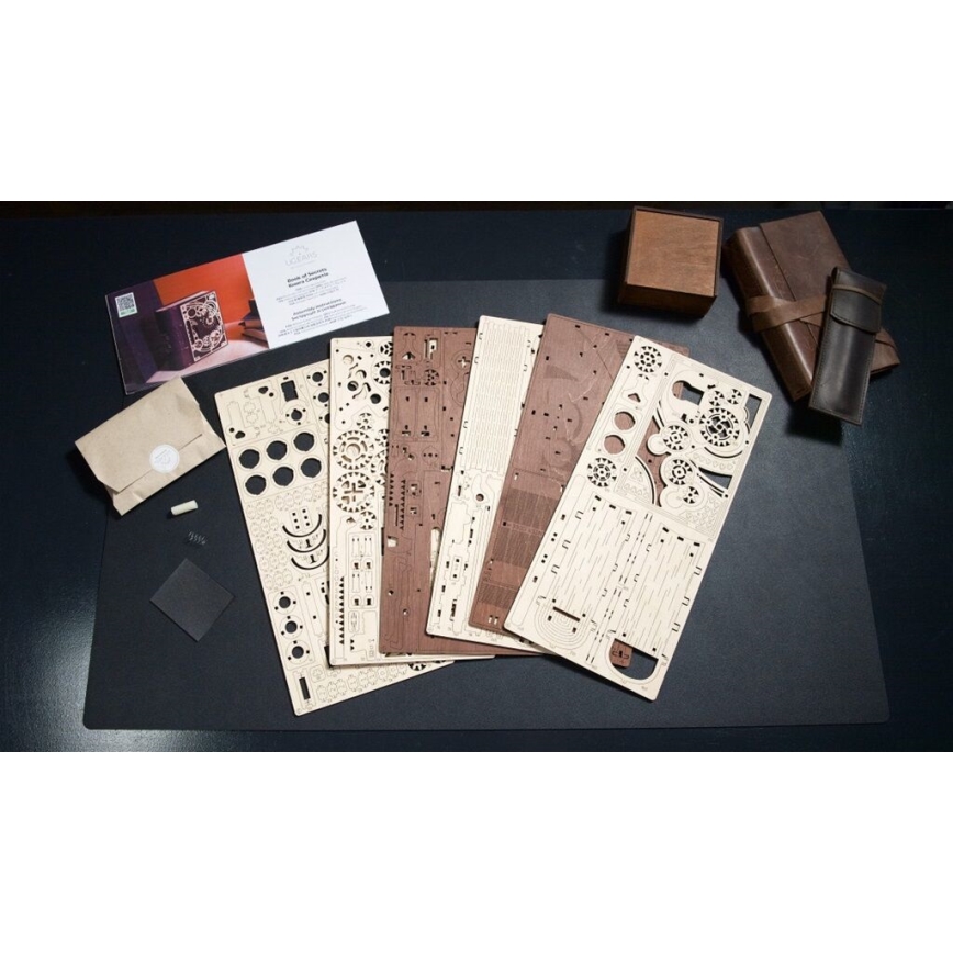 Ugears - puzzle mécanique 3D en bois Livre des secrets
