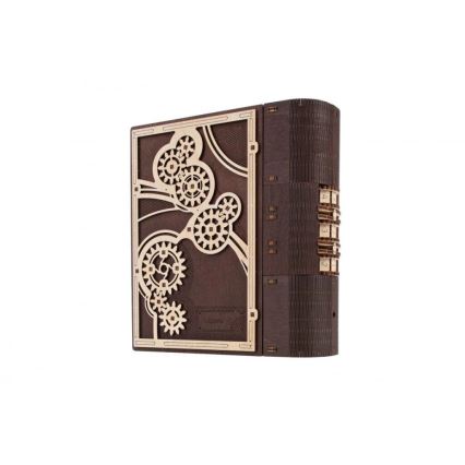 Ugears - puzzle mécanique 3D en bois Livre des secrets