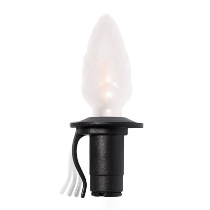 Uitbreidingsset LED-buitenslinger CONE FILAMENT 20xE10 14m gekleurd/warmwit IP44, Gemaakt in de EU