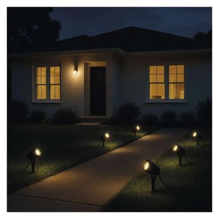 LED RGBIC dimbare buitenlamp GoSmart - uitbreiding LED/1,5W/12V 3000-6500K IP65 Wi-Fi Tuya