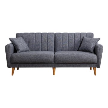 Uitschuifbare 2-zitsbank KITO donkergrijs