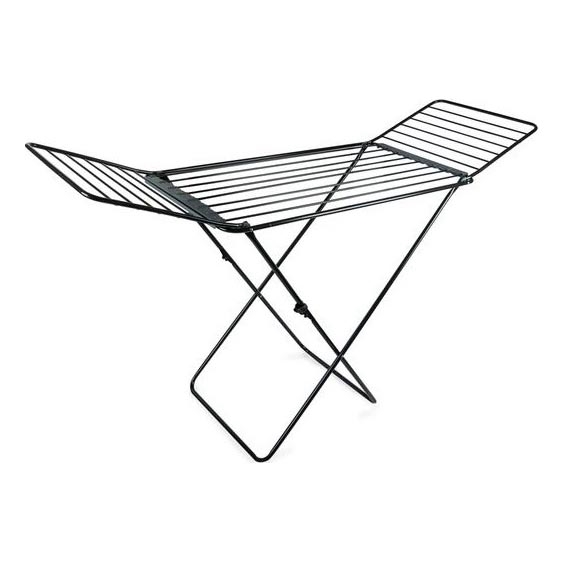 Uitschuifbare droogrek TORO 177x93 cm zwart