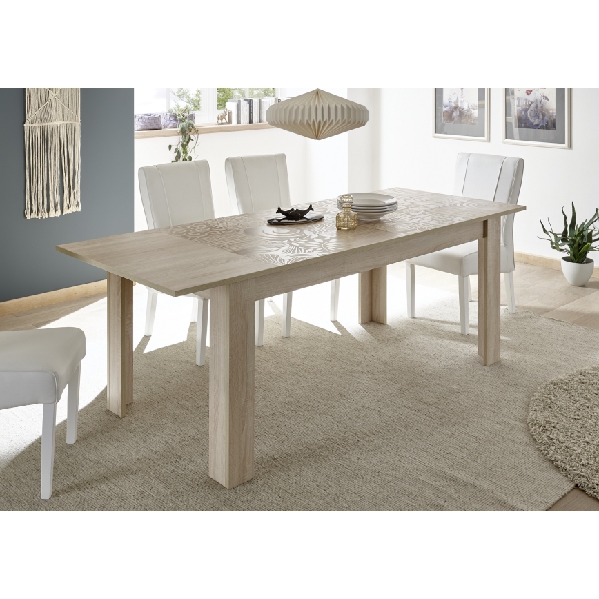 Uitschuifbare eettafel ARIA Sonoma eik