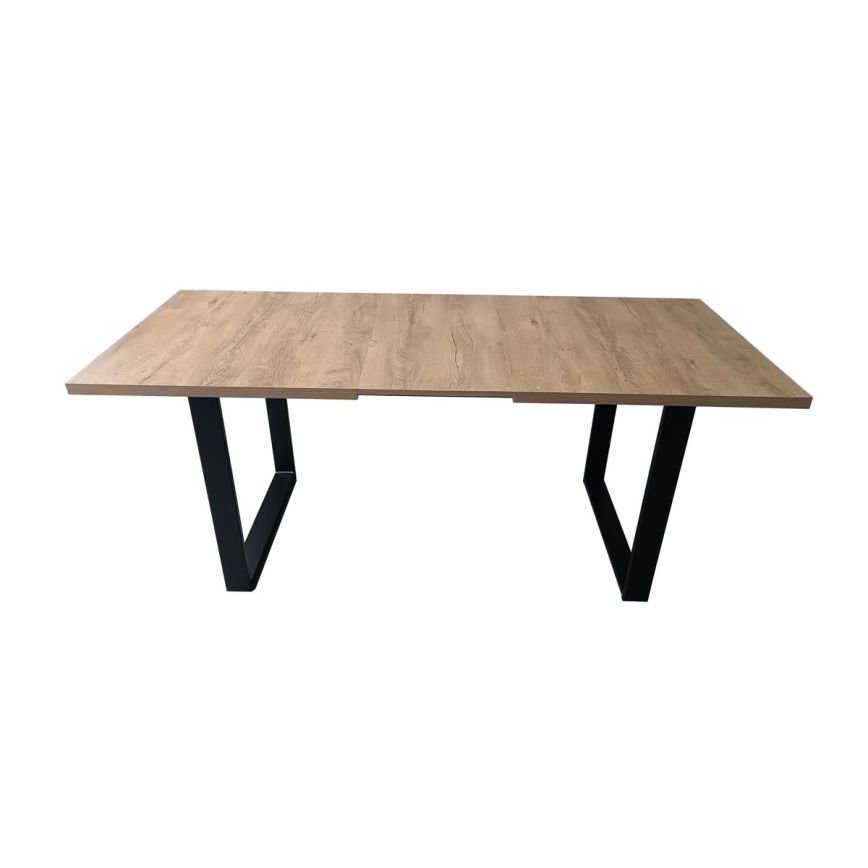 Uitschuifbare eettafel COLIN eiken
