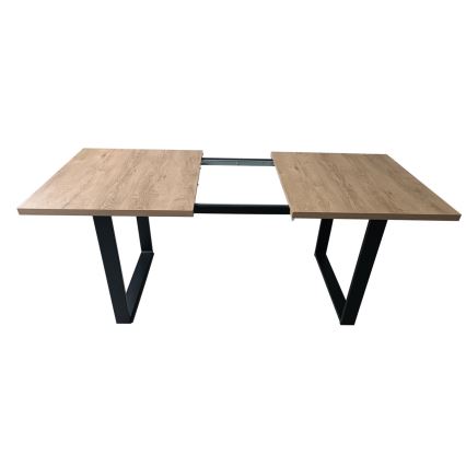 Uitschuifbare eettafel COLIN eiken